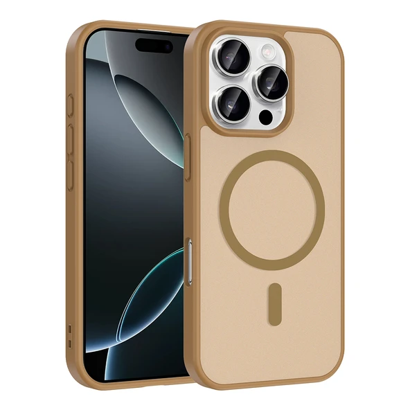 Apple iPhone 16 Pro Max Kılıf M-safe Şarj Özellikli Zore Babet Kapak ürün görseli 1