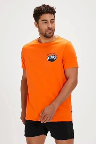 Badbear Dustin Erkek Tshirt - Turuncu ürün görseli 1