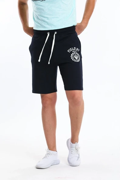 Men Sw Short Erkek Siyah Şort 22641-2 ürün görseli 1