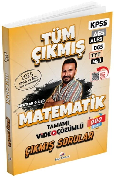 2026 KPSS MEB AGS ALES DGS TYT MSÜ Matematik Çıkmış Sorular Dizgi Kitap ürün görseli 1