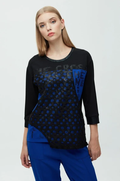 TRİKO VE SAXS GARNİLİ TSHIRT - Resim 2