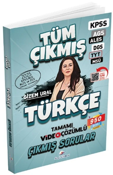 2026 KPSS MEB AGS ALES DGS TYT MSÜ Türkçe Çıkmış Sorular Dizgi Kitap ürün görseli 1