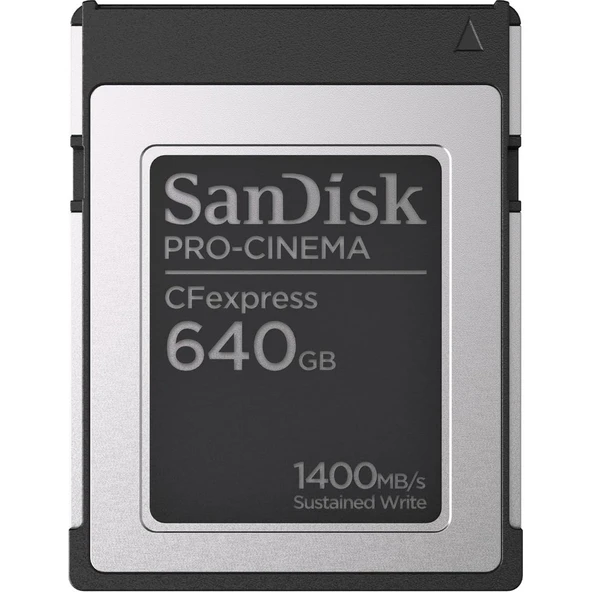 Sandisk 640GB Pro-Cinema Cfexpress Tip B Hafıza Kartı ürün görseli 1