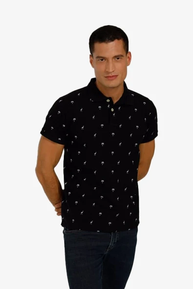 Men Poloshırt Black Erkek T-shirt 22971-02 ürün görseli 1