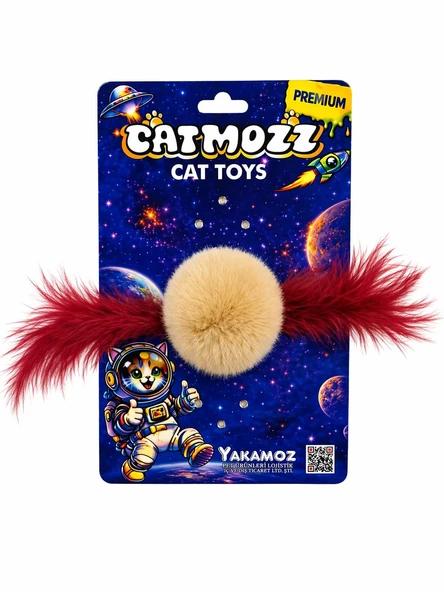 Catmozz Premium Peluş Ponpon Top Oyuncak ürün görseli 1