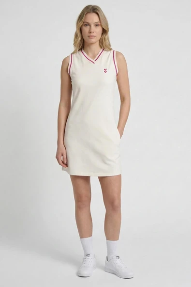 hummel Regalo Dress 960046-9157 Kadın Krem Elbise ürün görseli 1