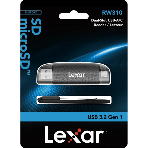 Lexar SD microSD USB Type A/C 3.2 Gen 1 Kart Okuyucu - Resim 5
