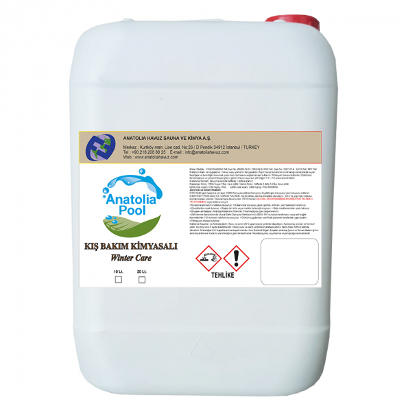 Anatolia Pool Havuz Kış Bakım Kimyasalı 10 Lt (Winter Care) ürün görseli 1