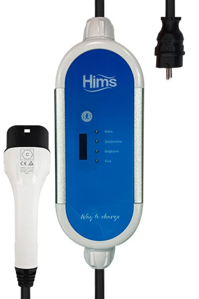 Hims Hctk-G-3 3.7kw Ev Tipi Taşınabilir Elektrikli Araç Şarj Cihazı ürün görseli 1