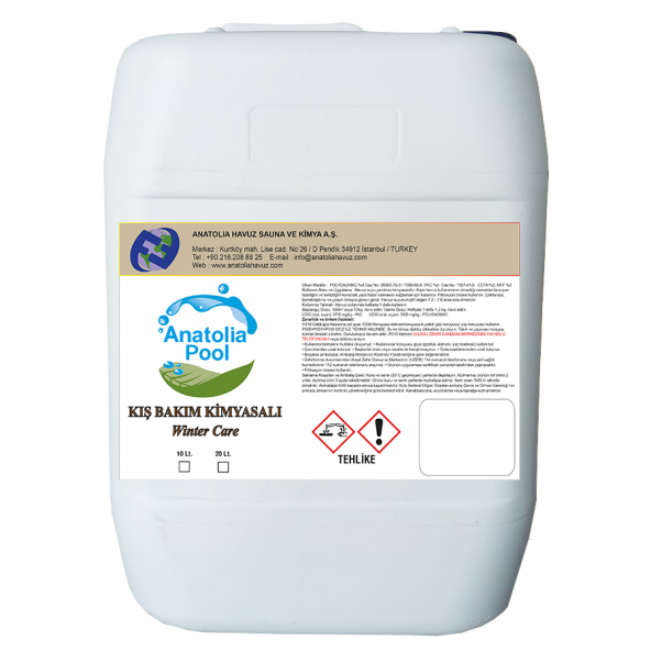 Anatolia Pool Havuz Kış Bakım Kimyasalı 20 Lt (Winter Care) ürün görseli 1