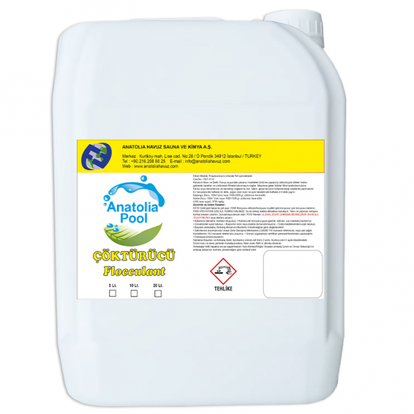 Anatolia Pool Çöktürücü 5 Lt (Flocculant / Çökeltici / Topaklayıcı) ürün görseli 1