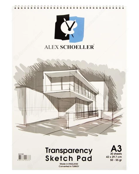 Alex Schoeller Eskiz Defteri A3 50 g ürün görseli 1