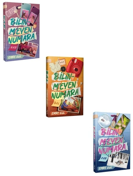 Emre Gül Bilinmeyen Numara Serisi 3 Kitap (Nar - Bal - Kar) ürün görseli 1