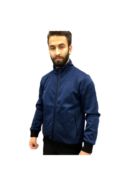 Erkek Lacivert Cepli Sweatshirt ürün görseli 1