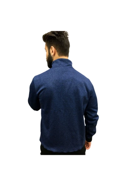 Exuma Erkek Lacivert Cepli Sweatshirt - Resim 2