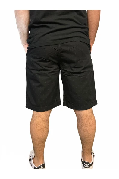 Superfly Chino Erkek Siyah Şort 21705-02 - Resim 3