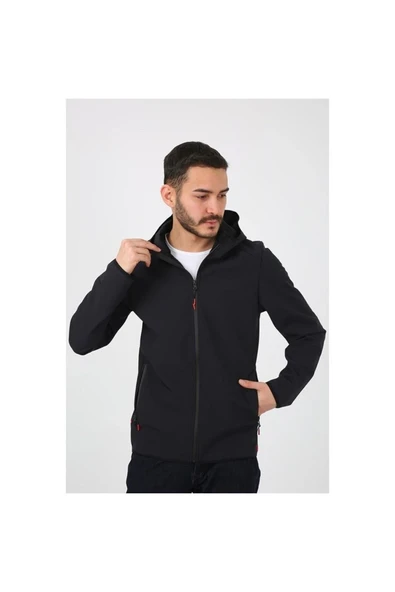 Exout-j-softshell Jacket M Erkek Ceket 2111171-010 - Resim 2