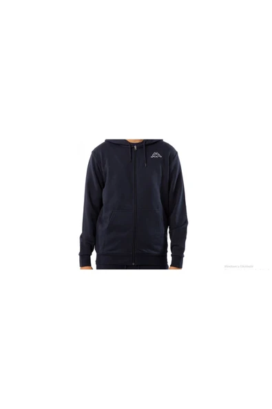 Logo Fleece Jacket Full-Zip Hoodie LACİVERT ürün görseli 1