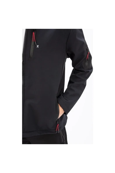 Exuma H Sshell Jacket M Erkek Mont Siyah 2111161-010 - Resim 5
