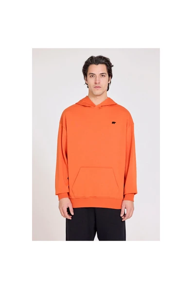 DRAKE OS Erkek Turuncu Sweatshirt 24.02.12.014-C38 ürün görseli 1