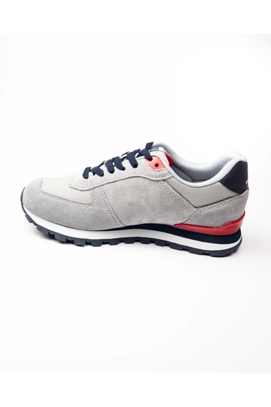 Hammer Jack 19250 Peru Gri Deri Erkek Sneaker - Resim 3