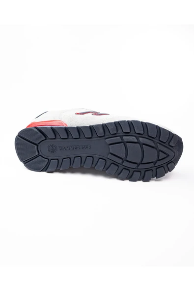 Hammer Jack 19250 Peru Gri Deri Erkek Sneaker - Resim 5