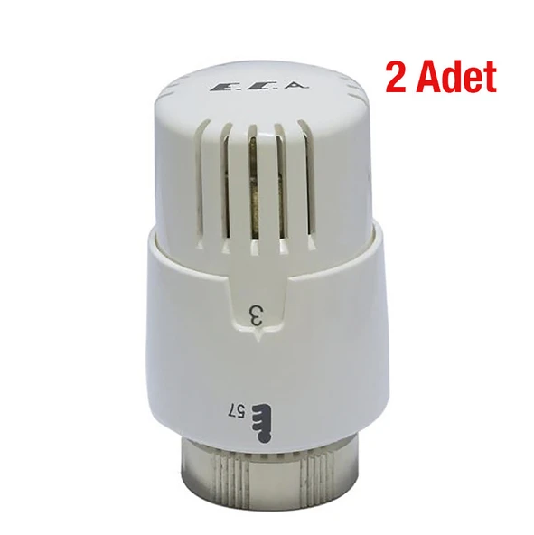 Eca 2Ad. TRV4 Termostat Kafa Grubu Beyaz 602499033 ürün görseli 1