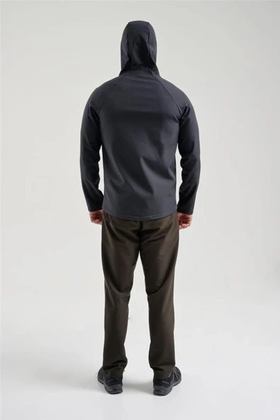 Erkek Antrasit Softshell Mont 2011120 - Resim 6