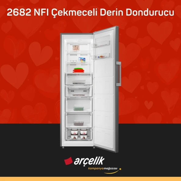 ARÇELİK 2682 NFI Çekmeceli Derin Dondurucu - Resim 4