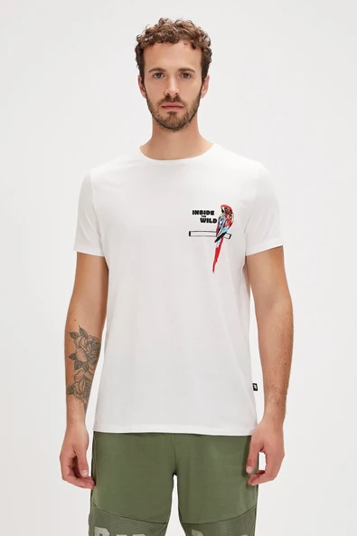 MACAW T-SHIRT BEYAZ Erkek Tshirt ürün görseli 1