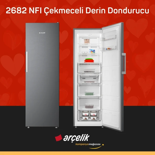 ARÇELİK 2682 NFI Çekmeceli Derin Dondurucu ürün görseli 1