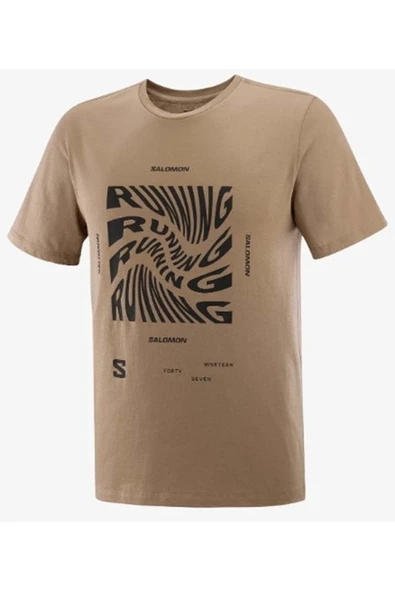 Salomon Running Graphic Ss Tee Erkek T-Shirt ürün görseli 1