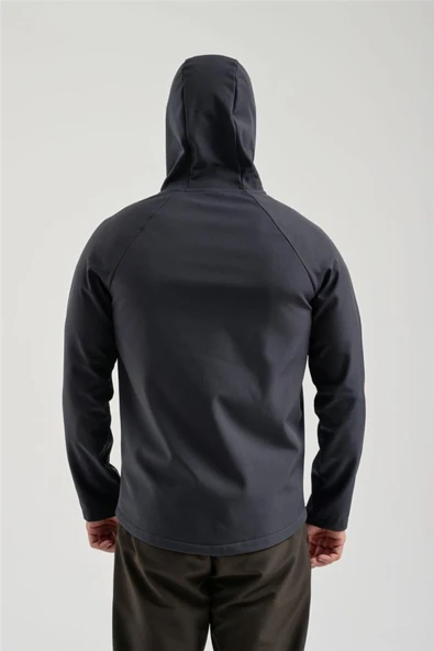 Erkek Antrasit Softshell Mont 2011120 - Resim 7