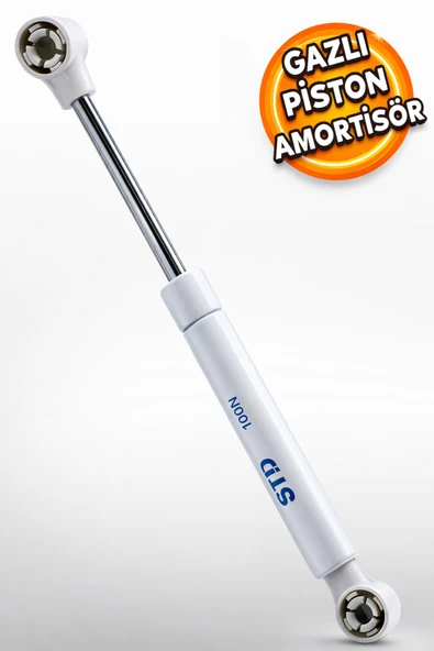Dolap Kapak Gazlı Amortisörü Pistonu Kapak Kapağı Hidroliği (27 CM 100N) ürün görseli 1