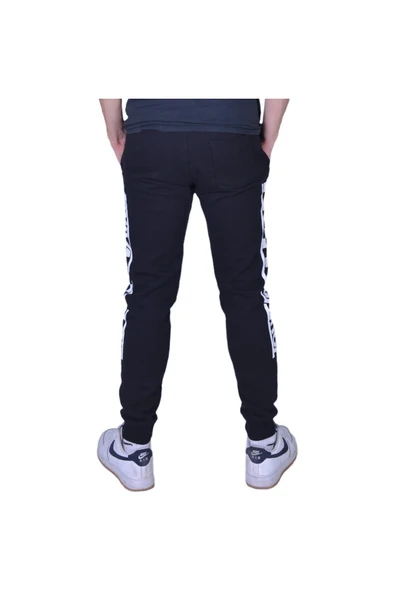 Flamlı Örme Pant. Erkek Eşofman Altı - Resim 3