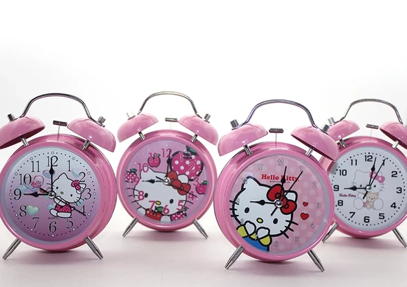 Kuromi,hello Kitty,mickey Mouse Masa Üstü Çalar Saat Alk3068 - Resim 3