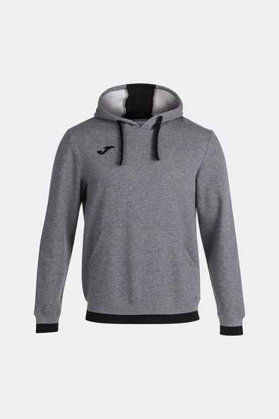 Erkek Futbol Kamp Sweatshirt Confort Hoodie Melange Gray Black 101962.281 ürün görseli 1