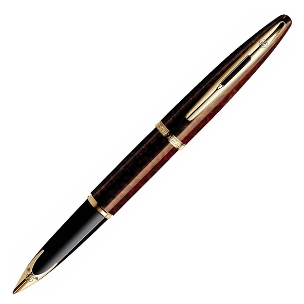 Waterman Carene Marine Gt Dolma Kalem Amber, F Uç, Mavi Mürekkep / S0700320 ürün görseli 1