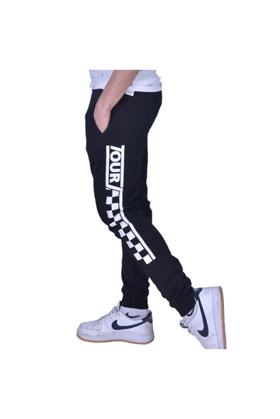 Flamlı Örme Pant. Erkek Eşofman Altı - Resim 2