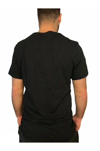 Tshirt Erkek Siyah Tshirt 21564-02 - Resim 2