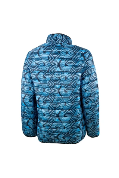 Erkek Mont - Navy Print - Resim 2