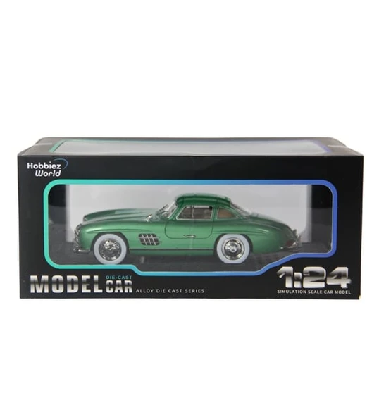 Hobbiez World Mercedes Benz 300 SL 1954 Yeşil 1/24 Model Araba ürün görseli 1