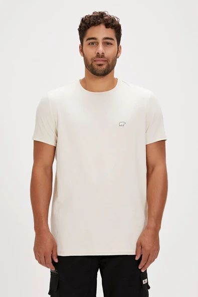 Frank Erkek T-shirt Beyaz ürün görseli 1