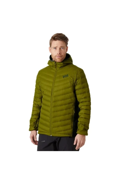 Verglas Hooded Down Hybrid Insulator Jacket Erkek Mont HHA.63007.461 Yeşil ürün görseli 1