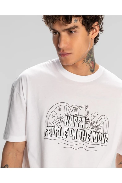 Logo Fred Erkek T-shirt - Resim 4