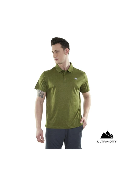 Horizons Ultra Dry Erkek Polo T-shirt Haki ürün görseli 1