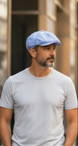 Yazlık İngiliz Model Kasket Erkek Peaky Blinders Yazlık İnce Şapka Cap ürün görseli 1
