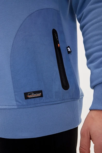 Marlow Element Mavi Erkek Sweatshirt - Resim 5
