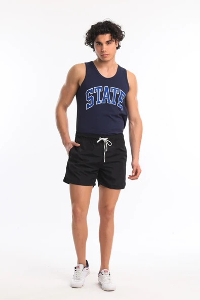Superfly Swimshort Erkek Siyah Şort 21678-02 - Resim 7