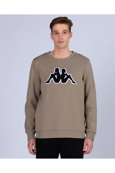 Logo Airivit Erkek Gri-Siyah Regular Fit Sweatshirt ürün görseli 1